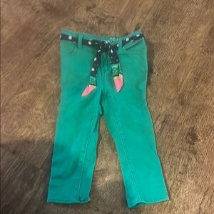 GAP Green Jeana  with Decorative Waist